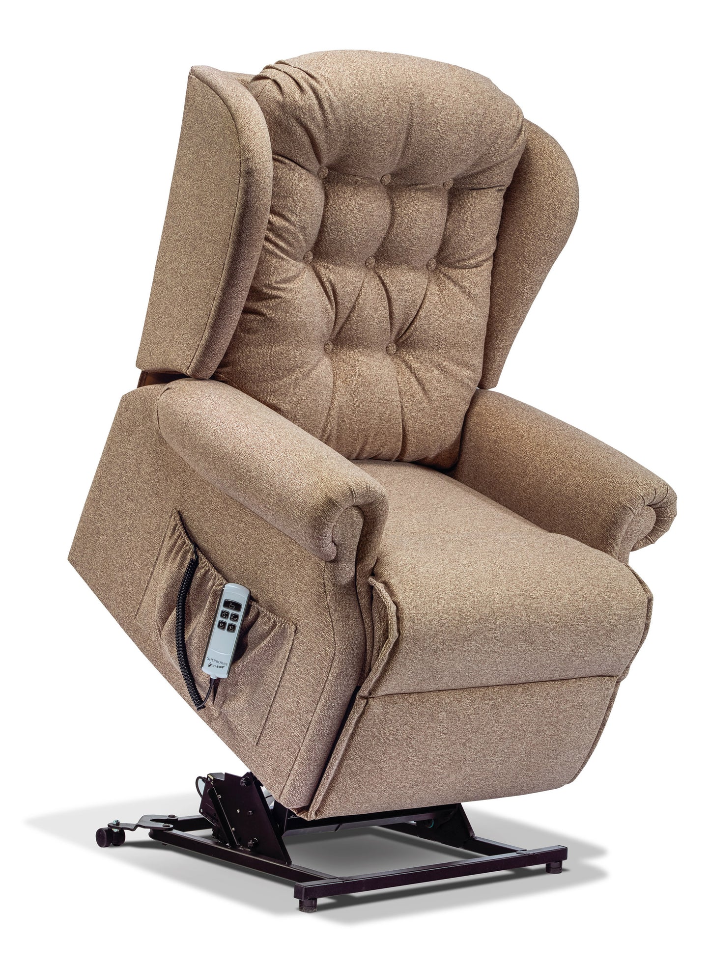 Sherborne Lynton Dual Motor Fabric Rise And Recliner Armchair VAT FREE