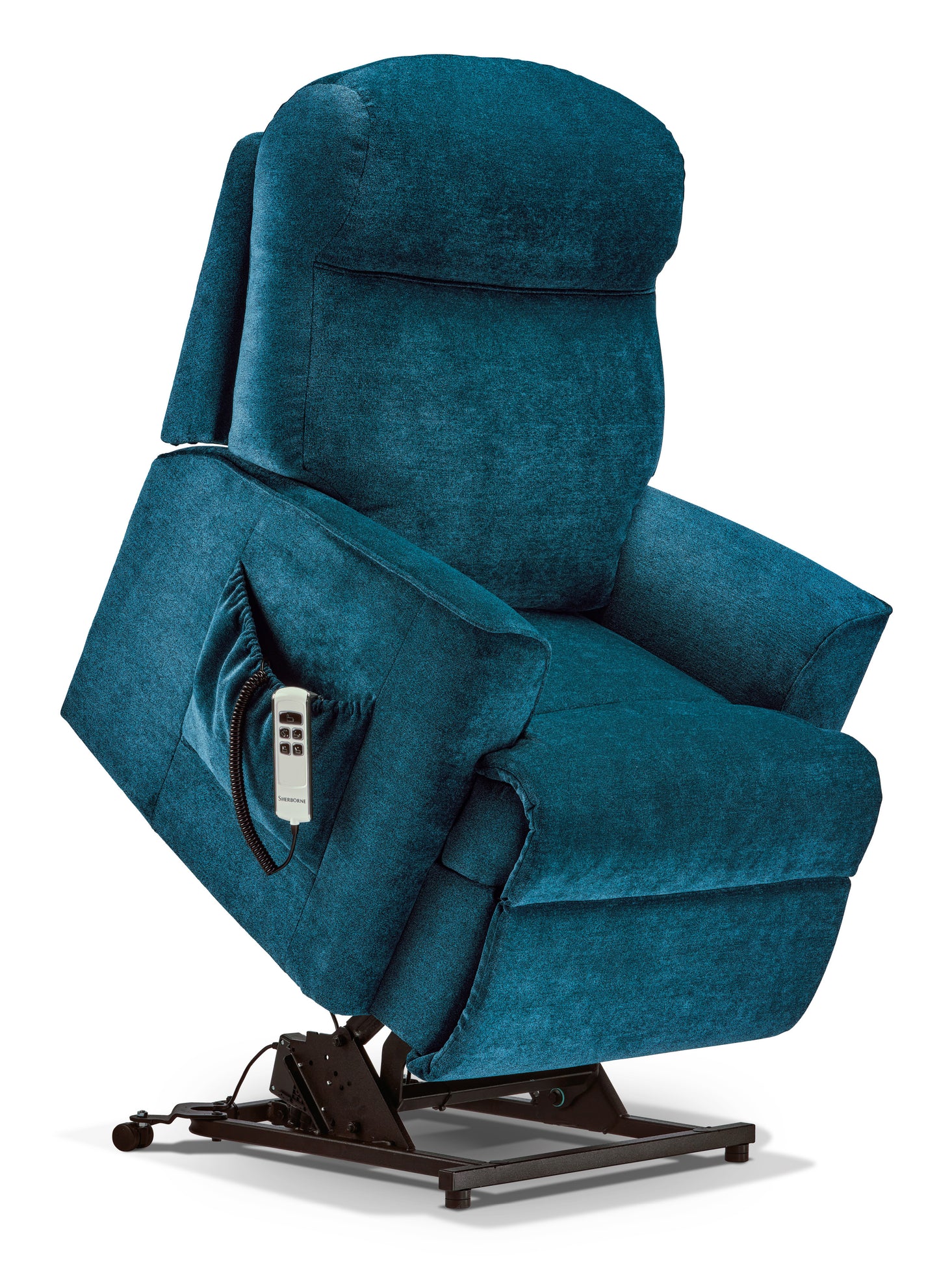 Sherborne Harrow Dual Motor Fabric Riser Recliner Armchair VAT FREE