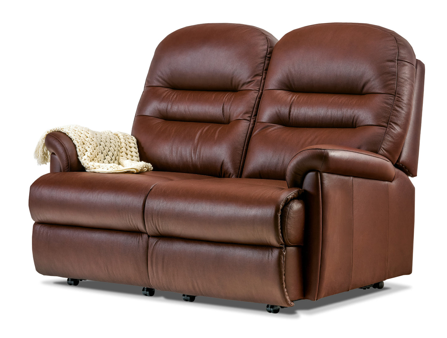 Sherborne Keswick Two Seater Manual Reclining Leather Sofa