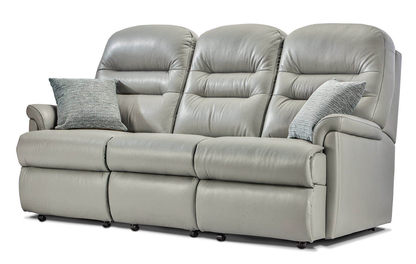 Sherborne Keswick Three Seater Fixed Leather Sofa