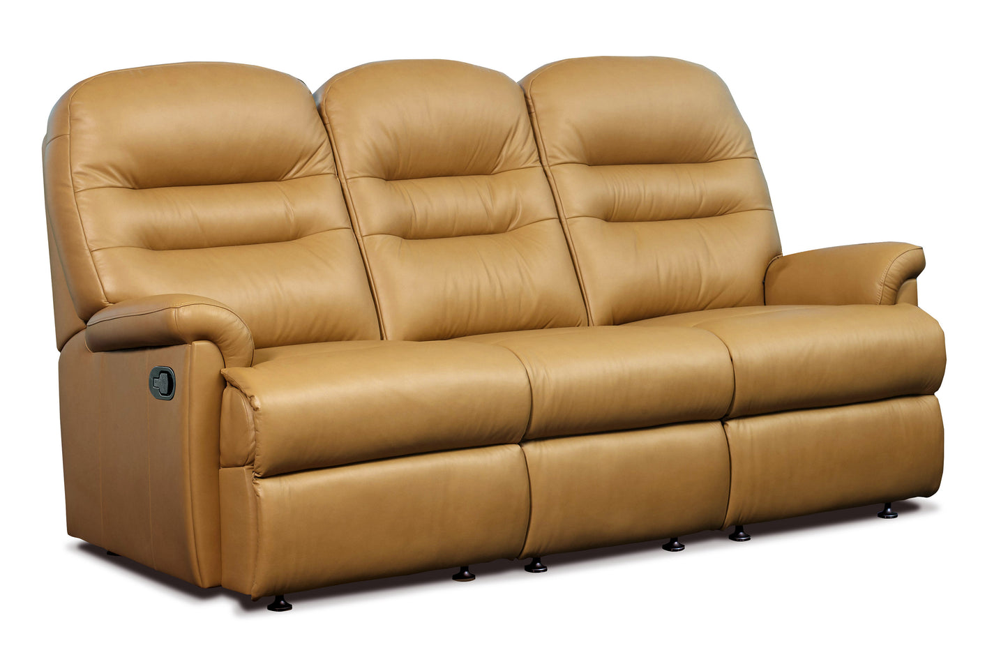 Sherborne Keswick Three Seater Fixed Leather Sofa