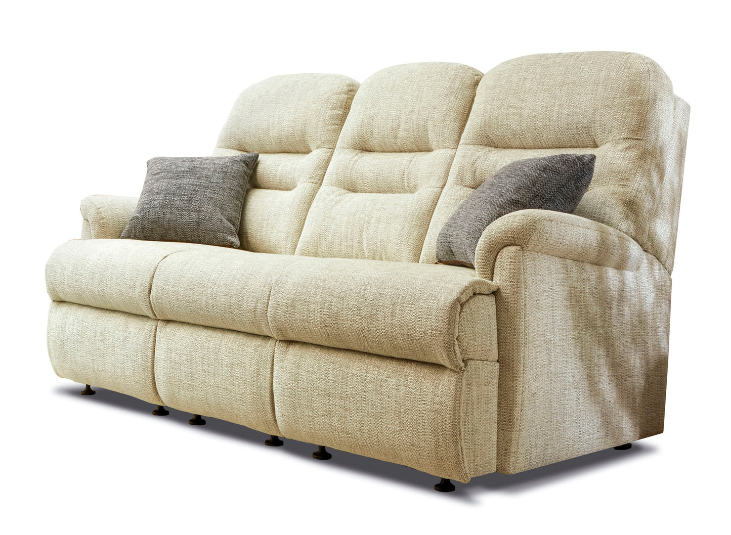 Sherborne Keswick Three Seater Fixed Fabric Sofa
