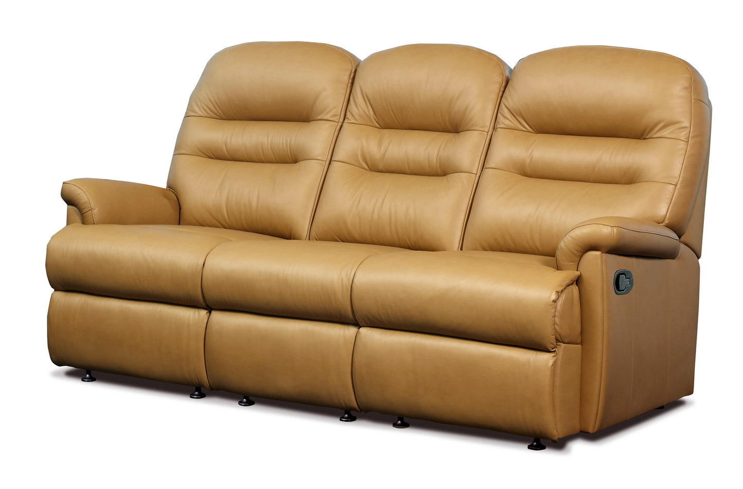 Sherborne Keswick Three Seater Fixed Leather Sofa