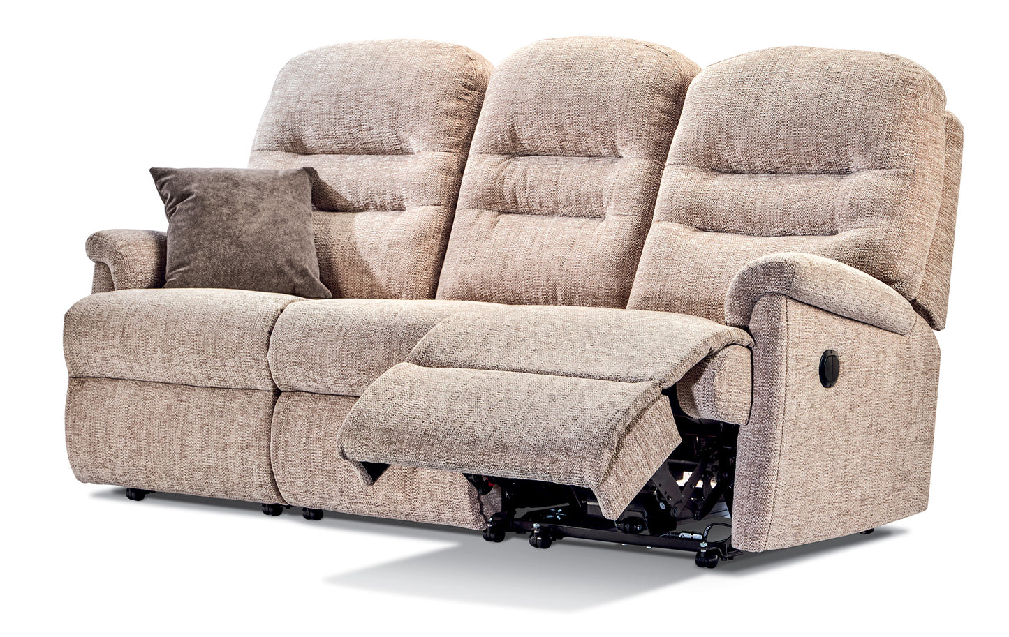 Sherborne Keswick Three Seater Manual Reclining Fabric Sofa