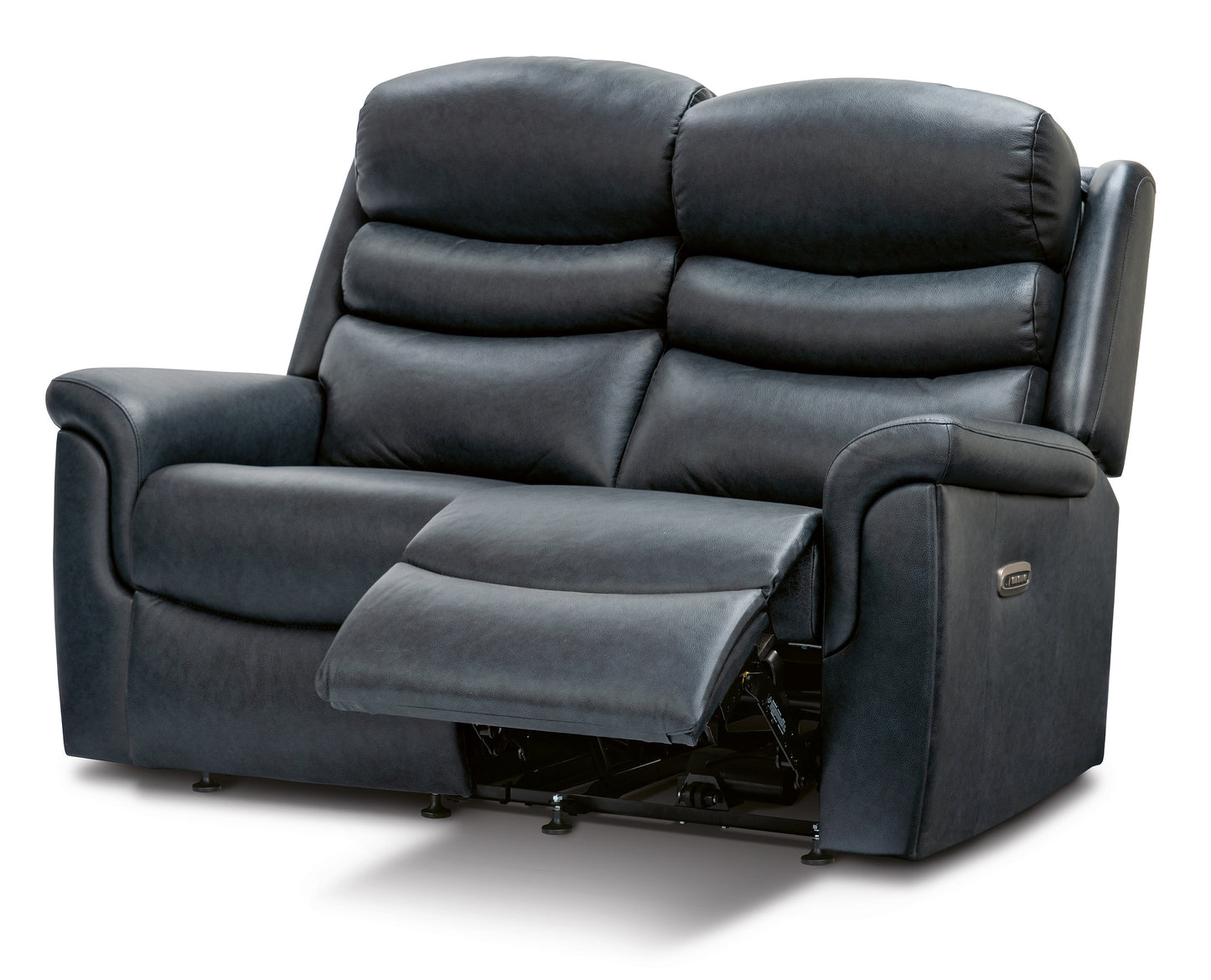 Sherborne Leyburn Two Seater Manual Reclining Leather Sofa