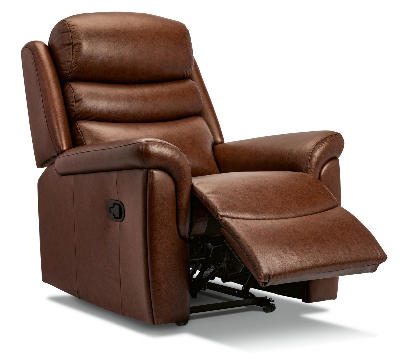 Sherborne Leyburn Single Motor Leather Rise And Recliner Armchair With Lumbar & Headrest Adjustment Option VAT FREE