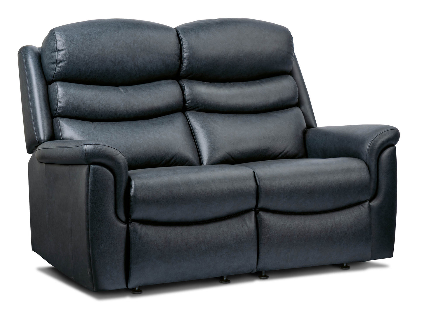 Sherborne Leyburn Two Seater Manual Reclining Leather Sofa