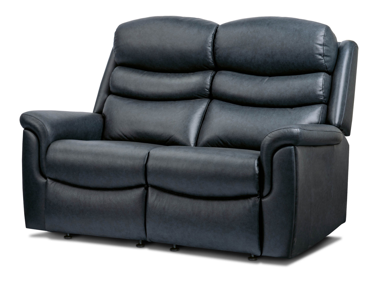 Sherborne Leyburn Two Seater Manual Reclining Leather Sofa