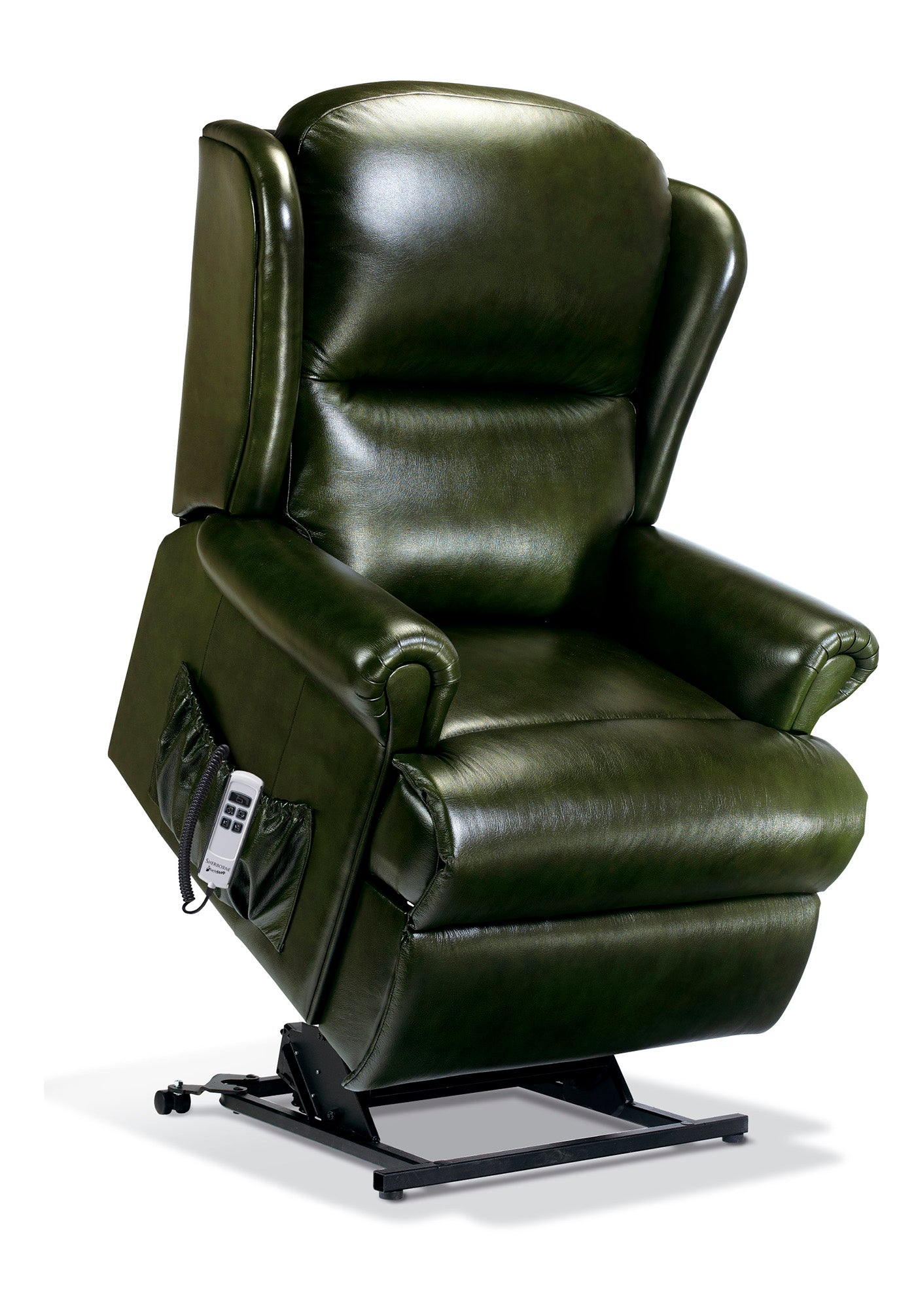 Sherborne Malvern Dual Motor Leather Rise And Recliner Armchair VAT FREE
