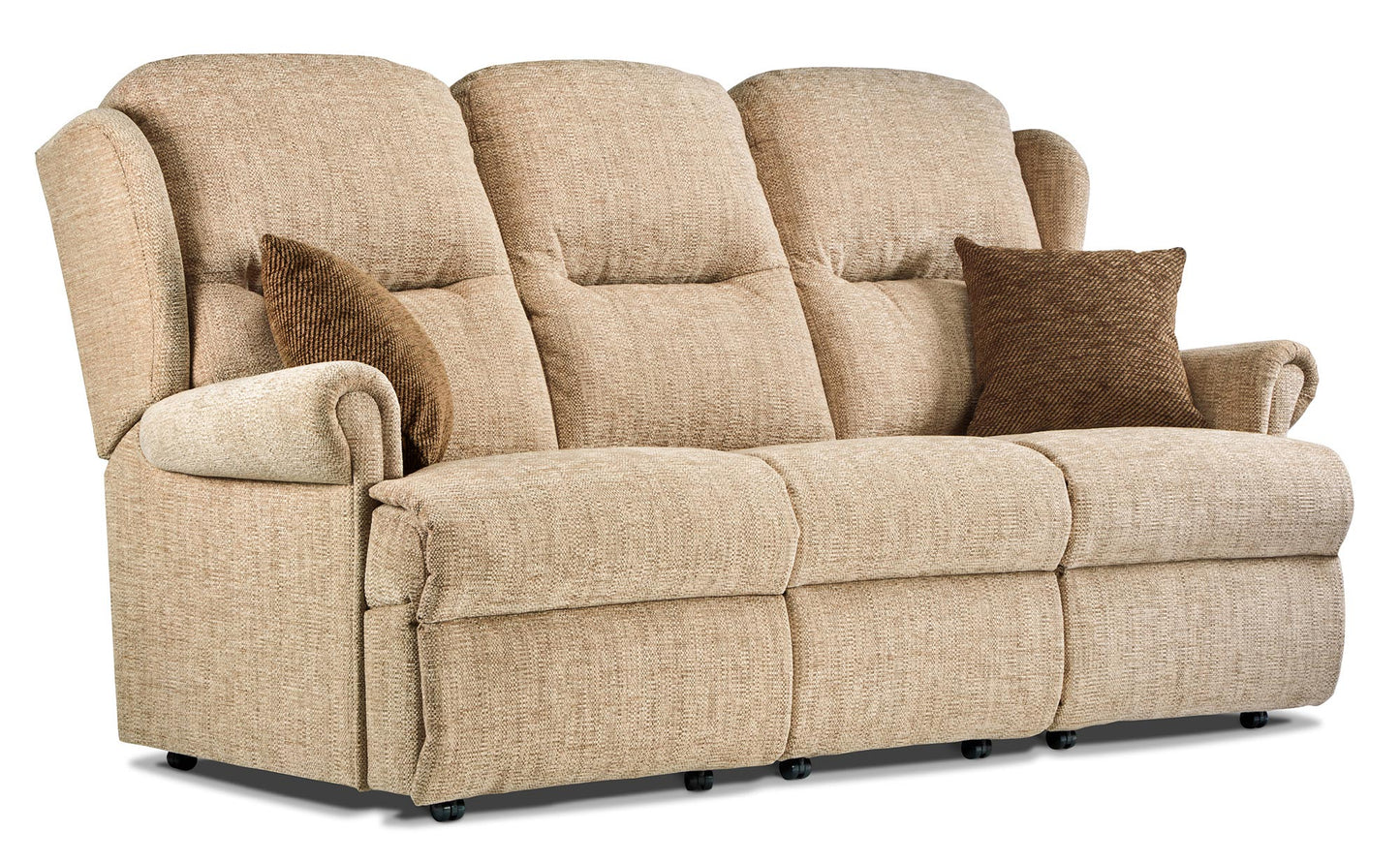Sherborne Malvern Three Seater Electric Reclining Fabric Sofa