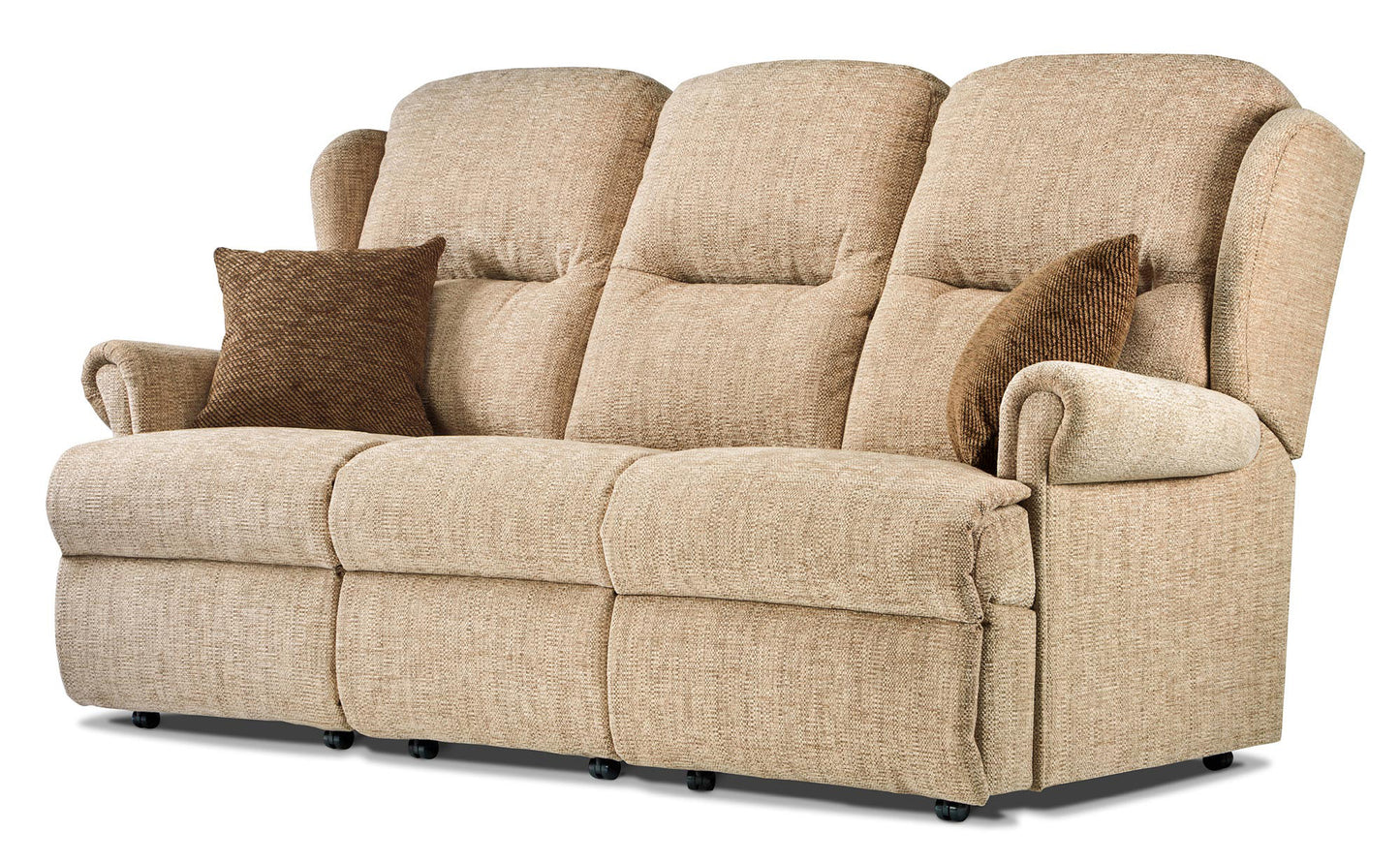 Sherborne Malvern Three Seater Electric Reclining Fabric Sofa