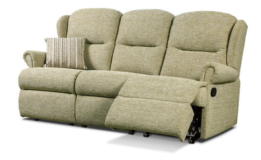 Sherborne Malvern Three Seater Electric Reclining Fabric Sofa