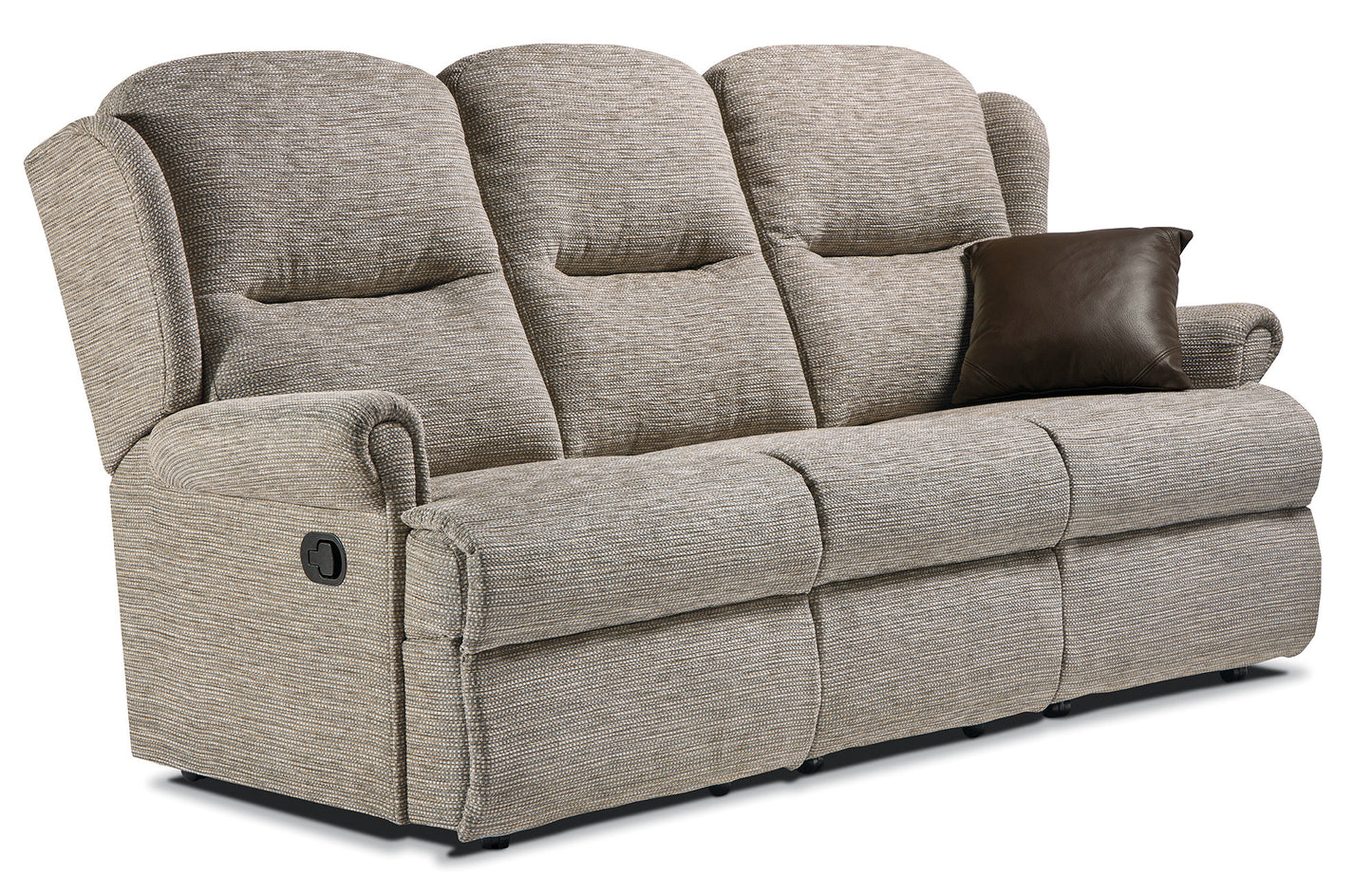 Sherborne Malvern Three Seater Manual Reclining Fabric Sofa