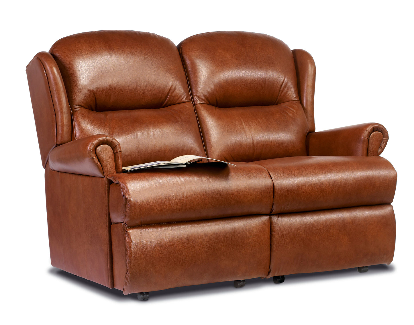 Sherborne Malvern Two Seater Manual Reclining Leather Sofa