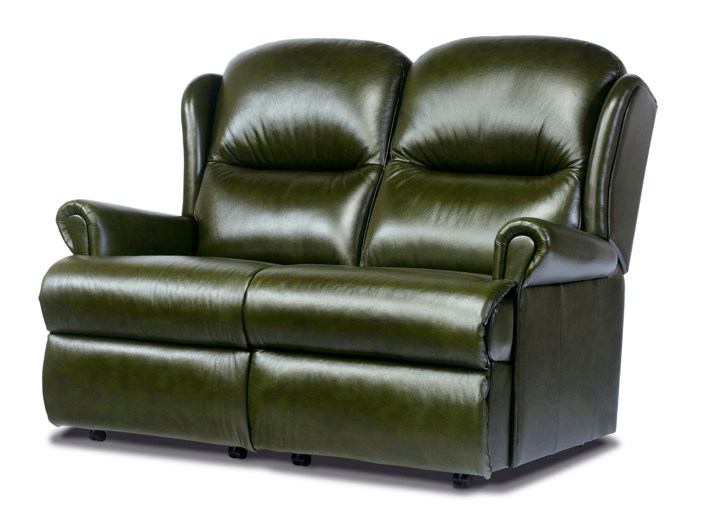 Sherborne Malvern Two Seater Fixed Leather Sofa