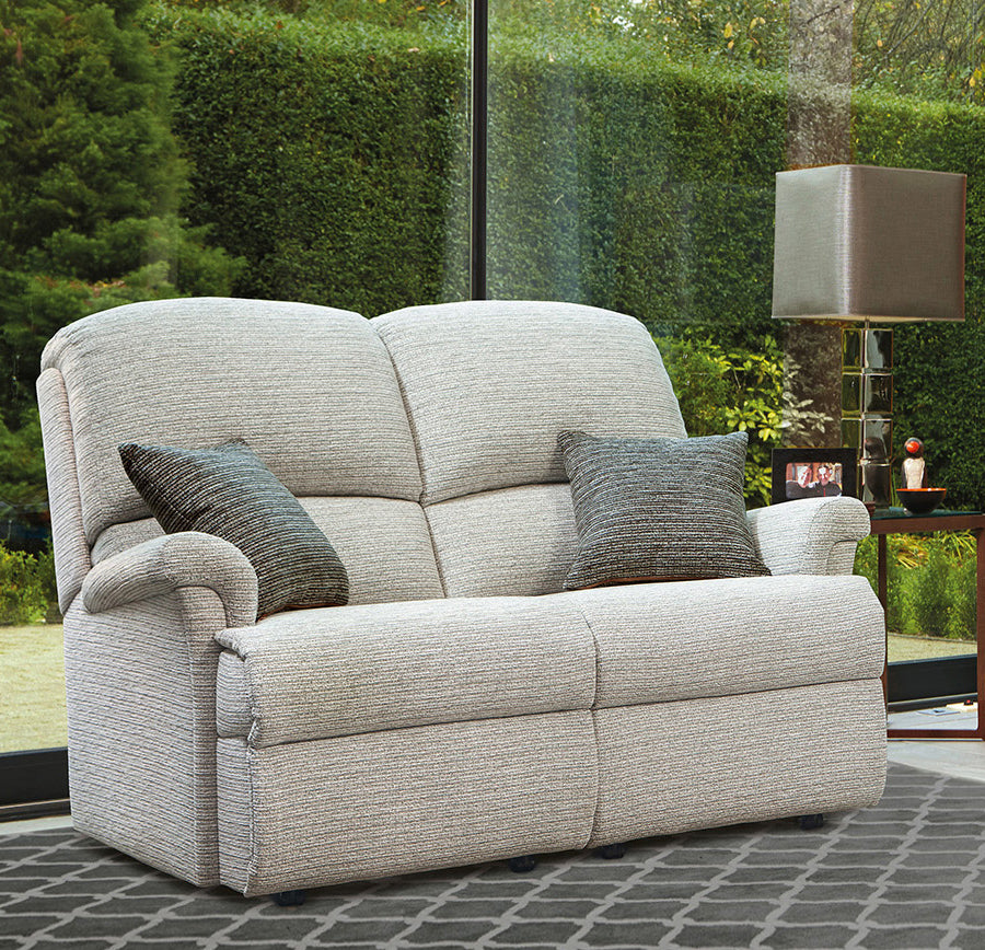 Sherborne Nevada Two Seater Electric Reclining Fabric Sofa