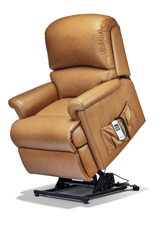 Sherborne Nevada Cloud Comfort Triple Motor Leather Rise And Recliner Armchair VAT FREE