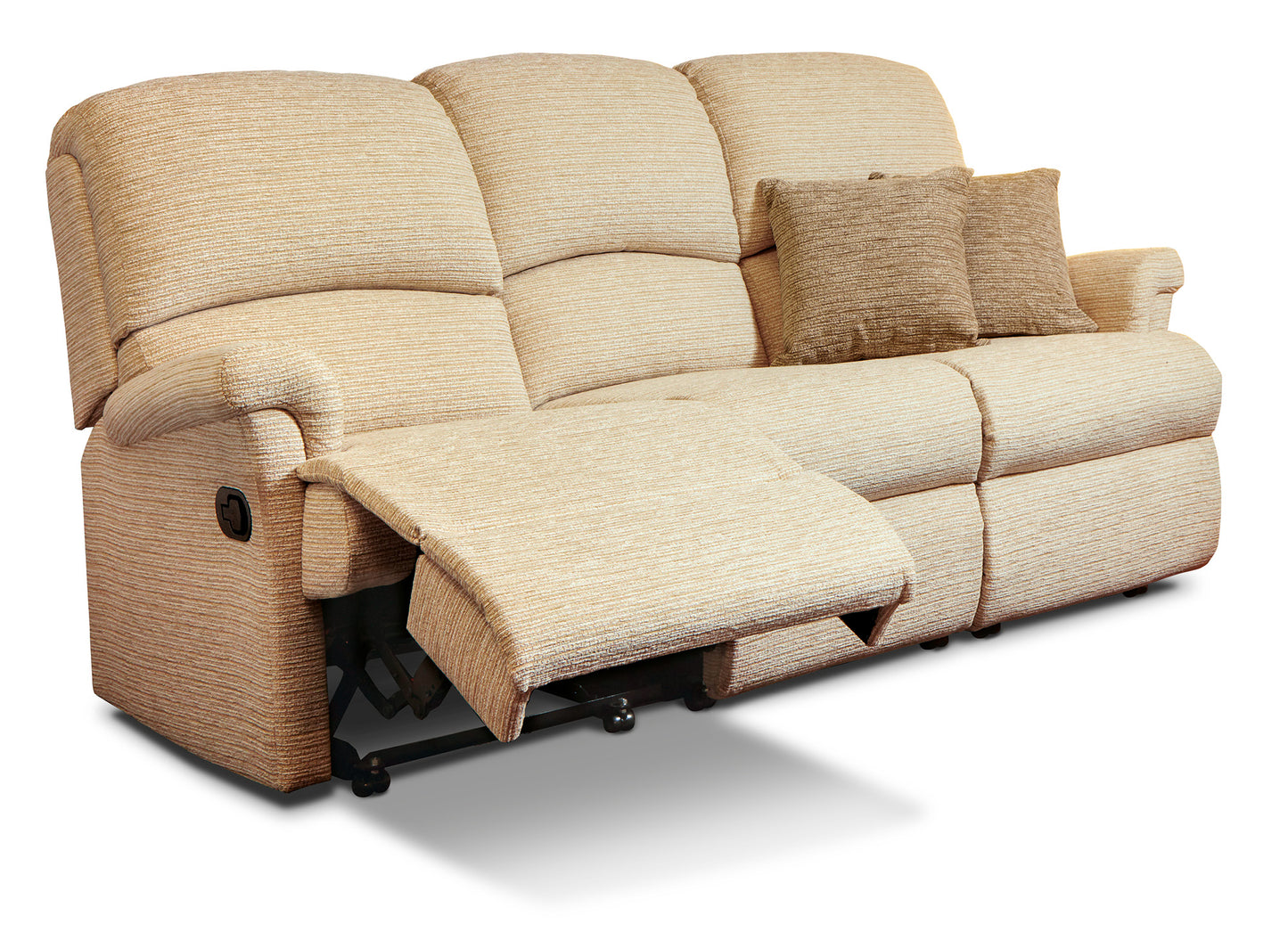 Sherborne Nevada Three Seater Electric Reclining Fabric Sofa