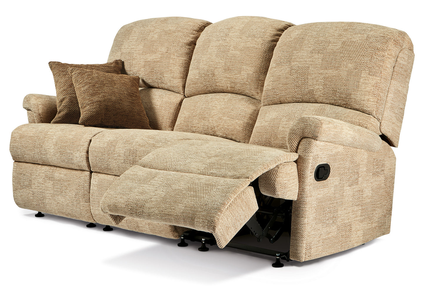 Sherborne Nevada Three Seater Electric Reclining Fabric Sofa