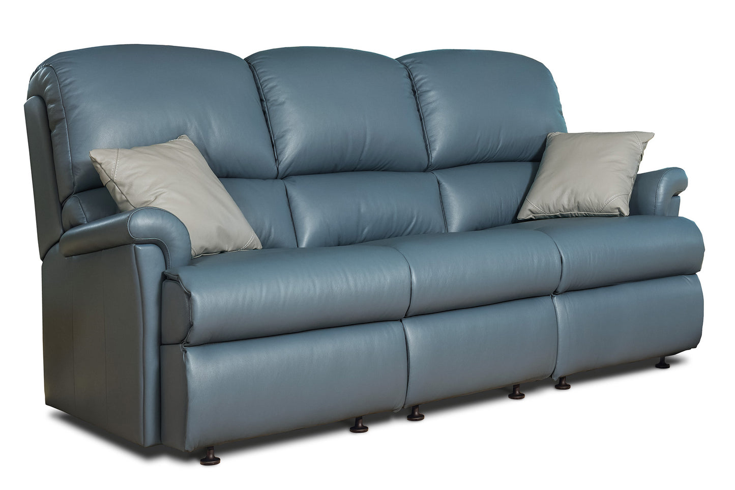 Sherborne Nevada Three Seater Electric Reclining Leather Sofa