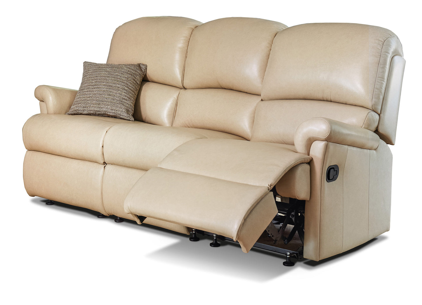 Sherborne Nevada Three Seater Electric Reclining Leather Sofa