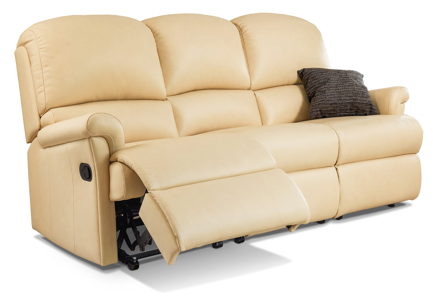 Sherborne Nevada Three Seater Electric Reclining Leather Sofa