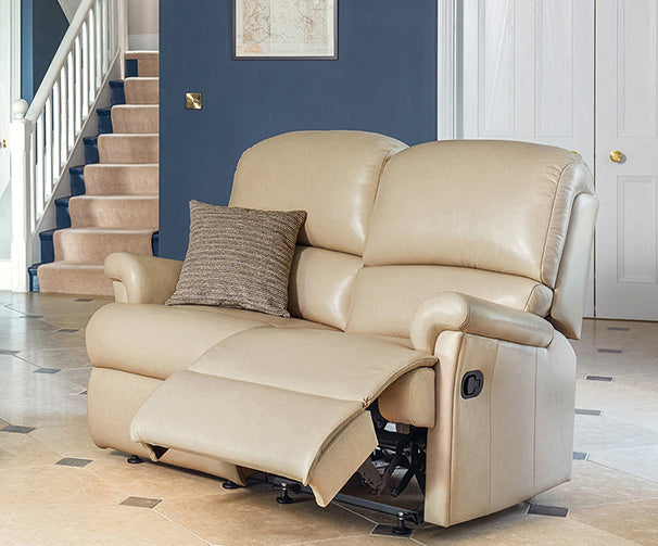 Sherborne Nevada Two Seater Electric Reclining Leather Sofa