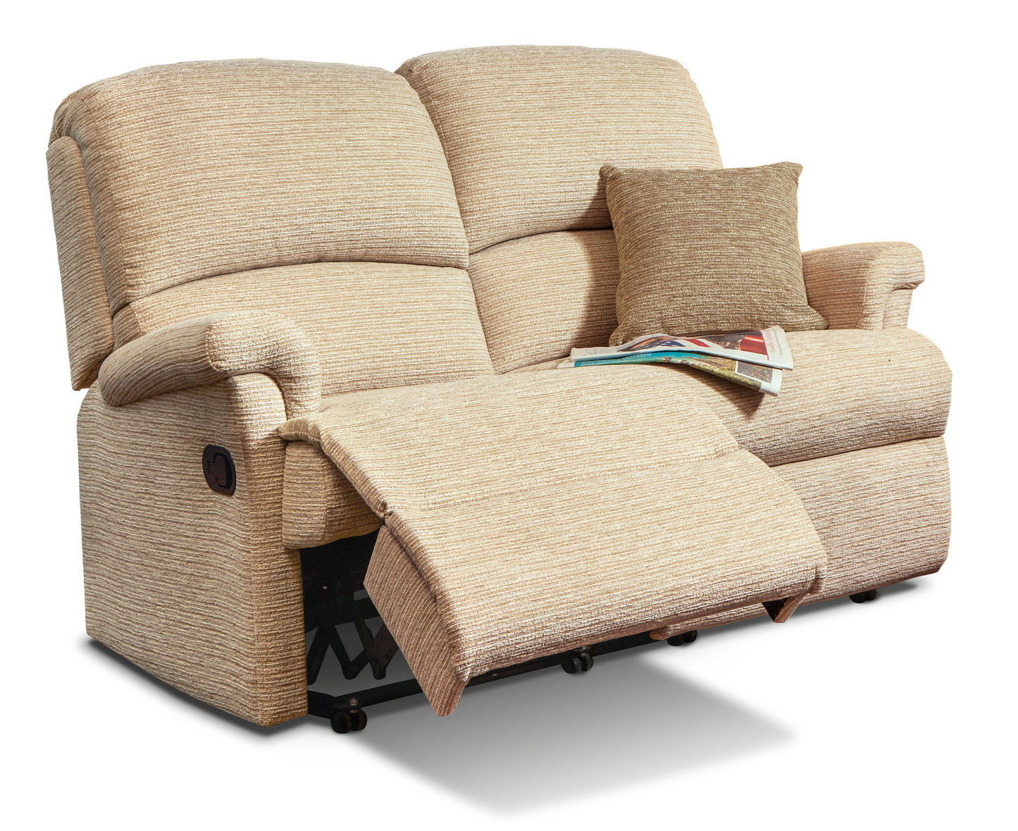 Sherborne Nevada Two Seater Electric Reclining Fabric Sofa