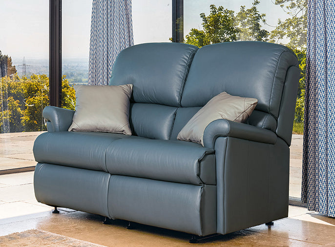 Sherborne Nevada Two Seater Electric Reclining Leather Sofa