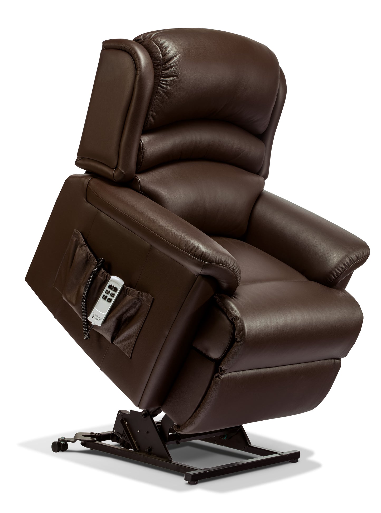 Sherborne Olivia Dual Motor Leather Rise And Recliner Armchair VAT FREE