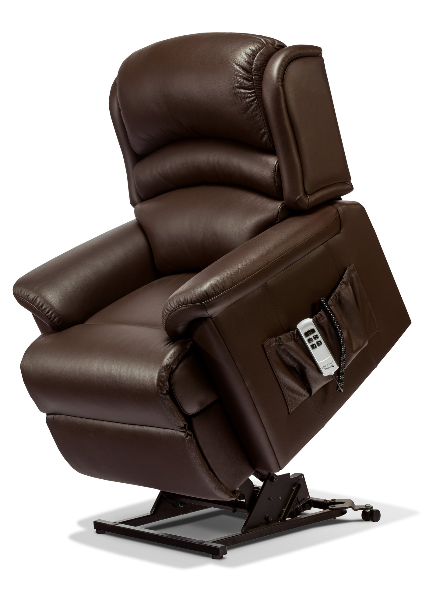 Sherborne Olivia Dual Motor Leather Rise And Recliner Armchair VAT FREE
