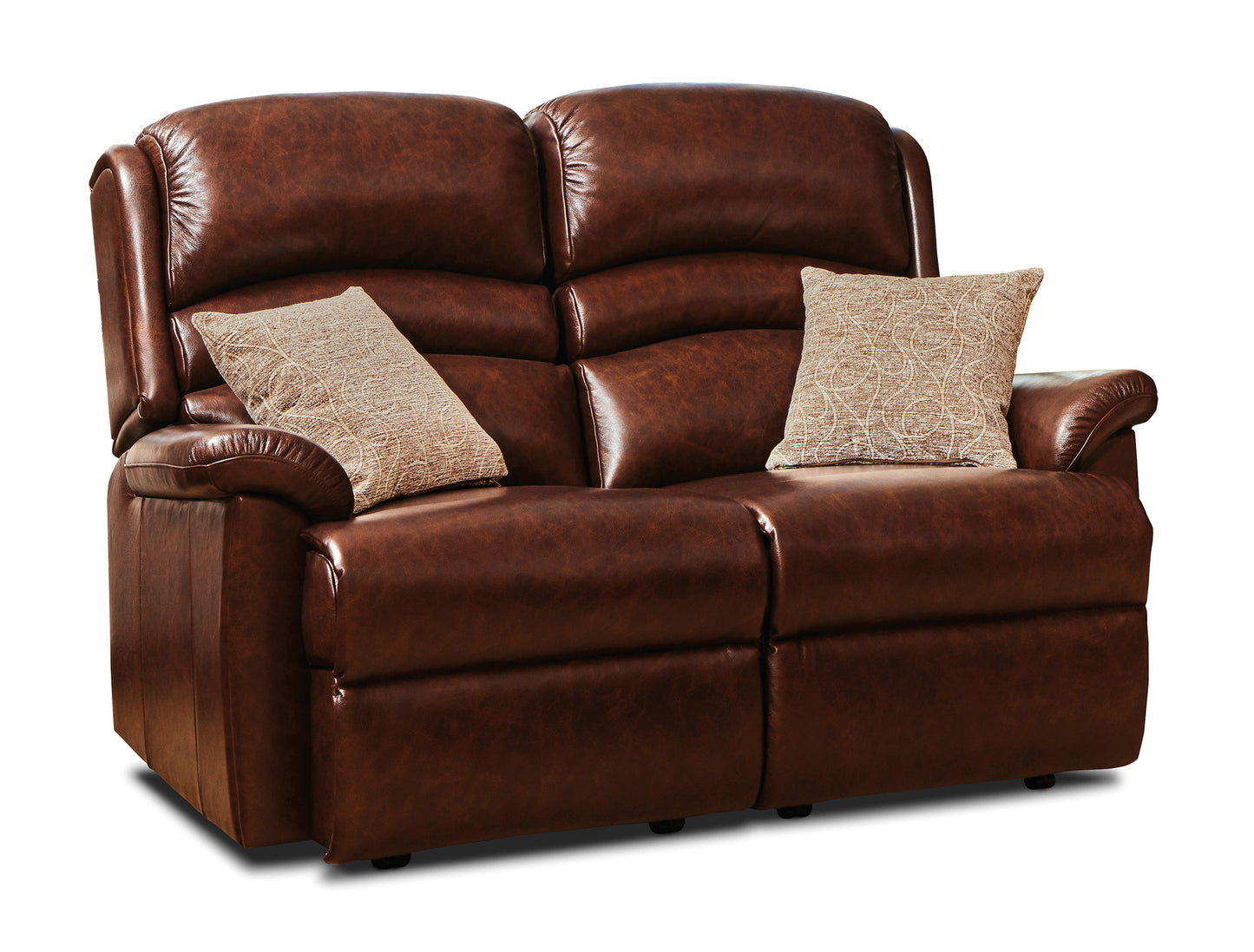 Sherborne Olivia Two Seater Manual Reclining Leather Sofa