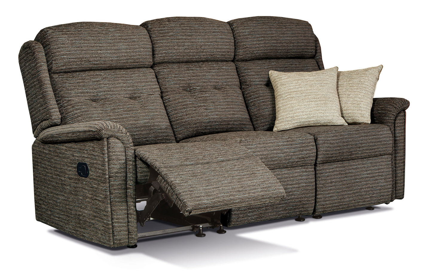 Sherborne Roma Three Seater Manual Reclining Fabric Sofa