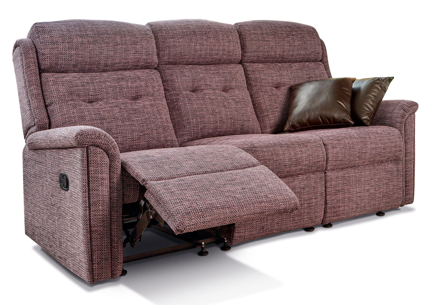 Sherborne Roma Three Seater Manual Reclining Fabric Sofa