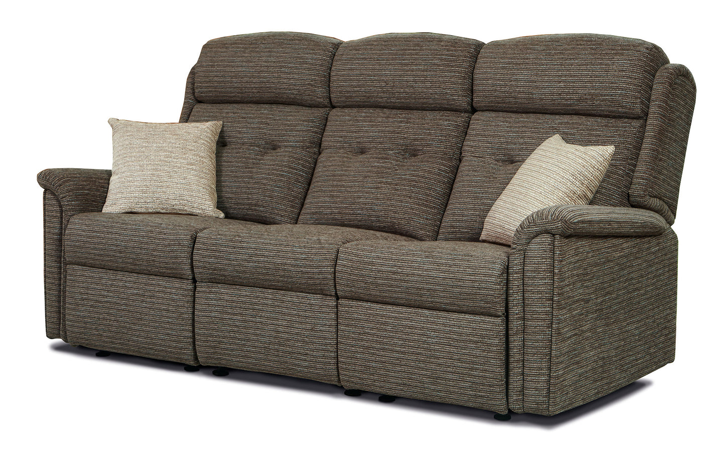 Sherborne Roma Three Seater Manual Reclining Fabric Sofa