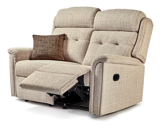 Sherborne Roma Two Seater Manual Reclining Fabric Sofa