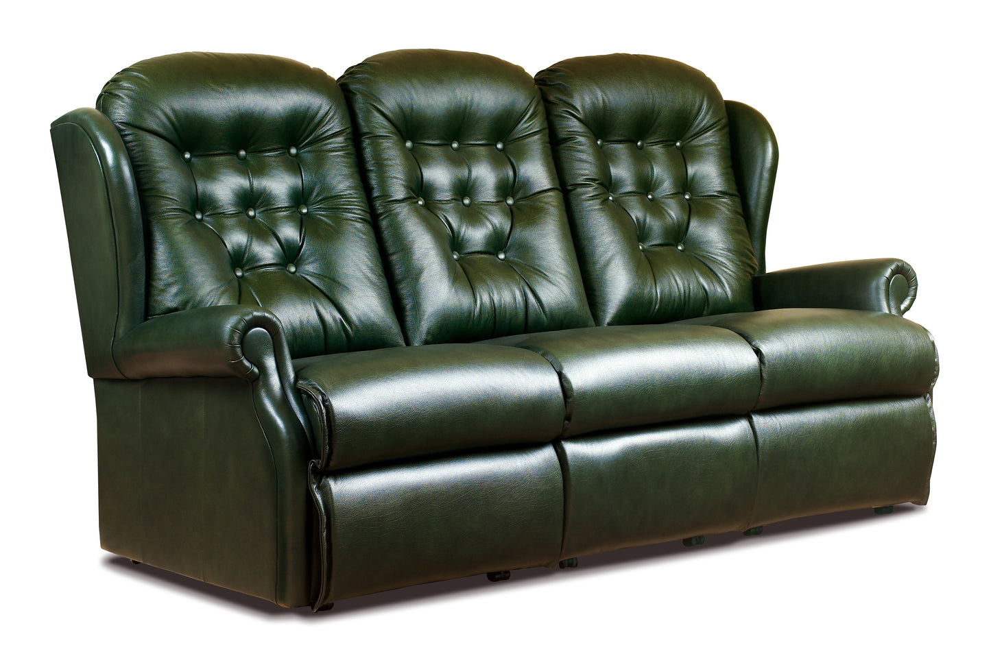 Sherborne Lynton Three Seater Electric Reclining Leather Sofa