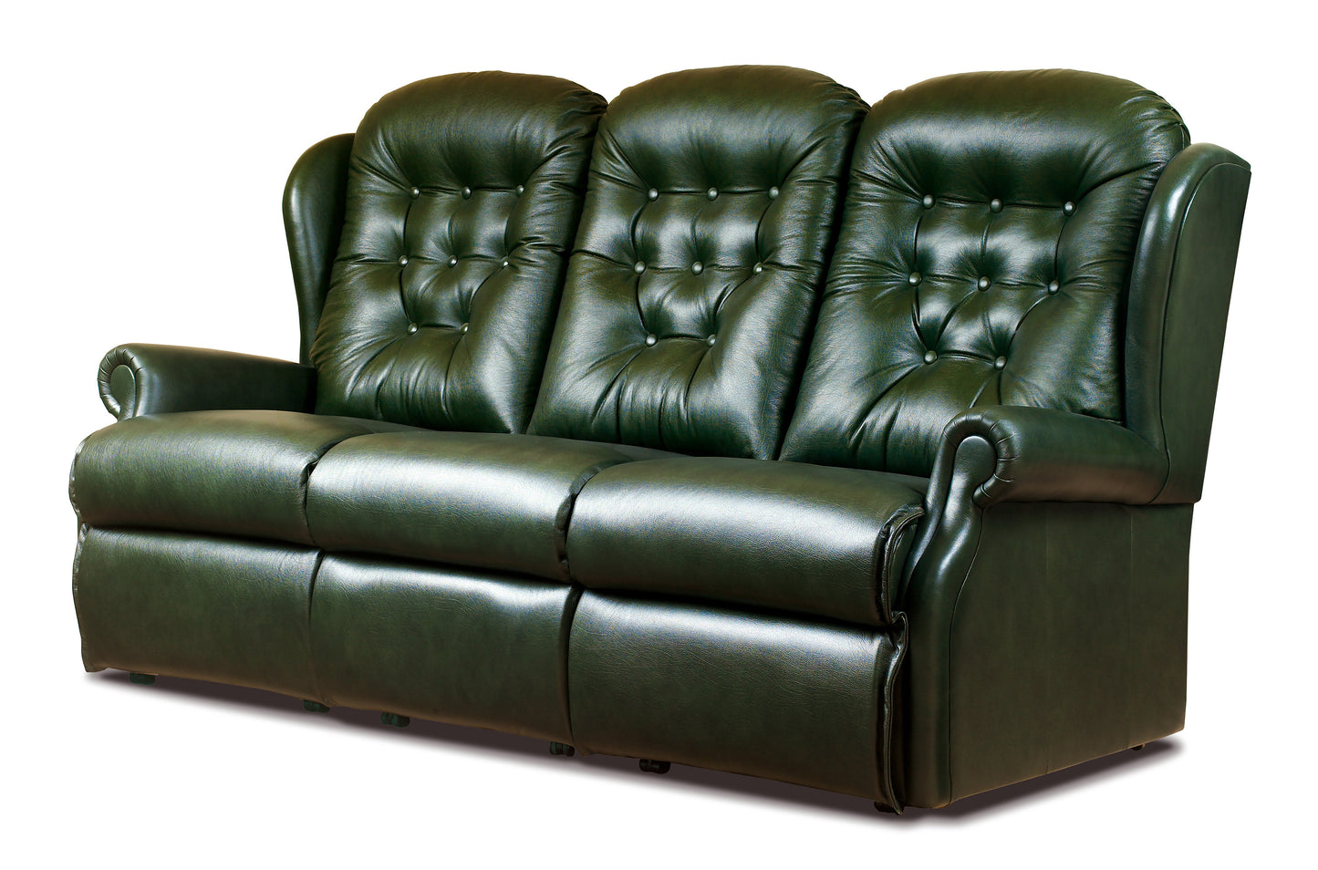Sherborne Lynton Three Seater Electric Reclining Leather Sofa