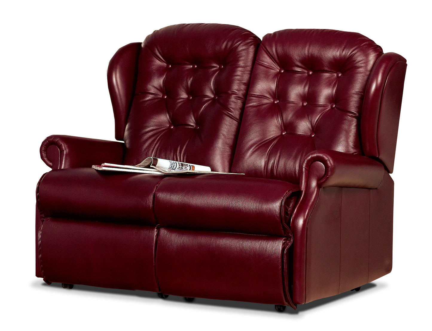 Sherborne Lynton Two Seater Electric Reclining Leather Sofa