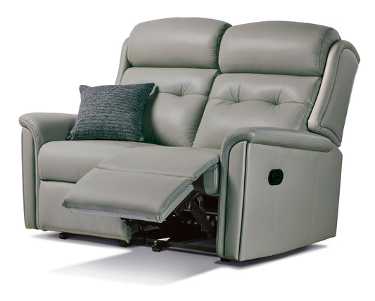 Sherborne Roma Two Seater Manual Reclining Leather Sofa