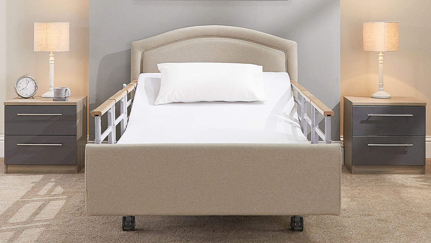 Signature Comfort Plus With Side Rails Profiling High Low Home Care Adjustable Bed With A Choice Of Mattresses VAT FREE