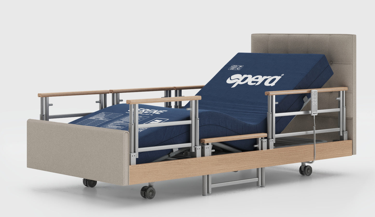 Signature Comfort Plus With Side Rails Profiling High Low Home Care Adjustable Bed With A Choice Of Mattresses VAT FREE