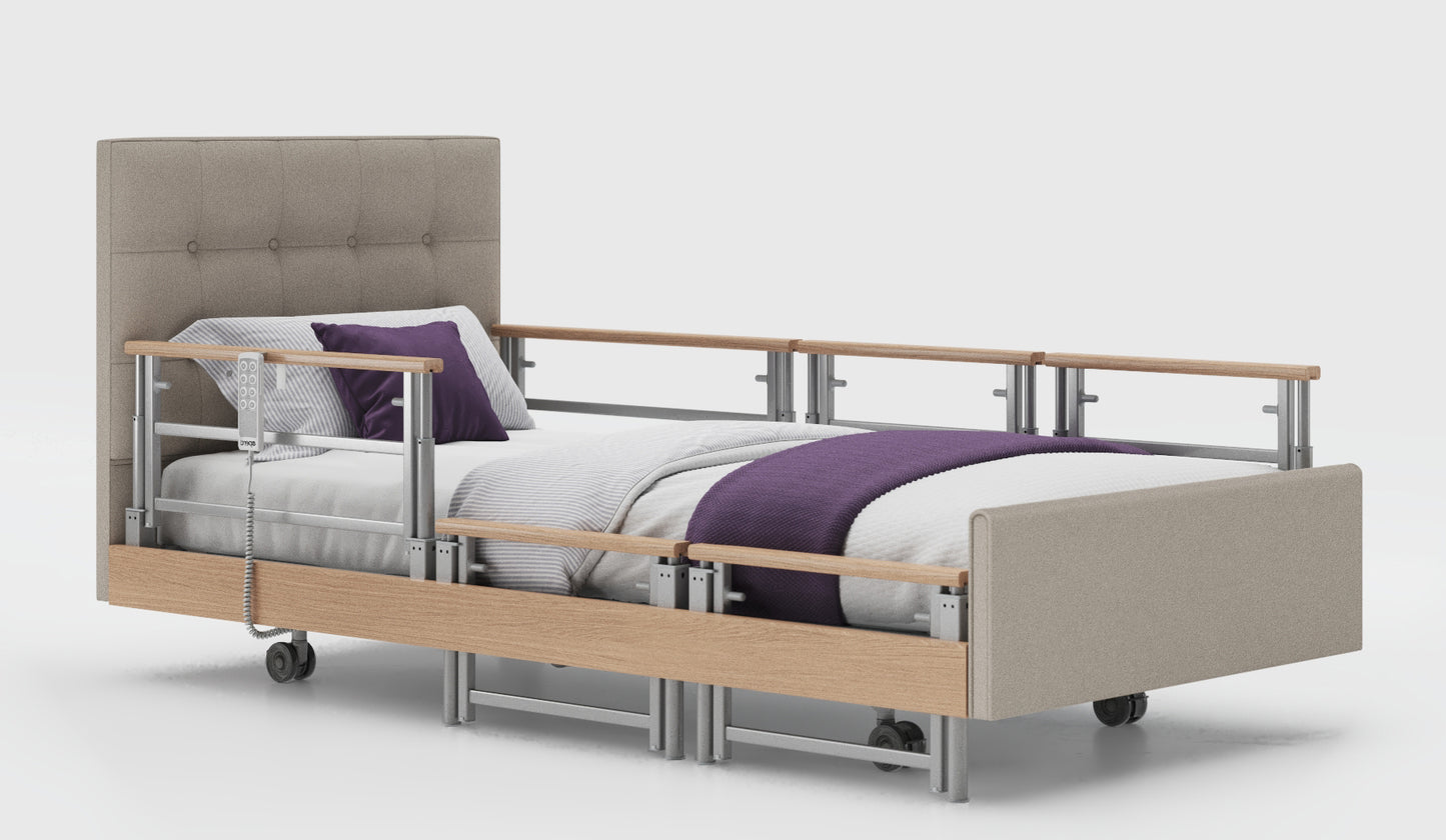 Signature Comfort Plus With Side Rails Profiling High Low Home Care Adjustable Bed With A Choice Of Mattresses VAT FREE