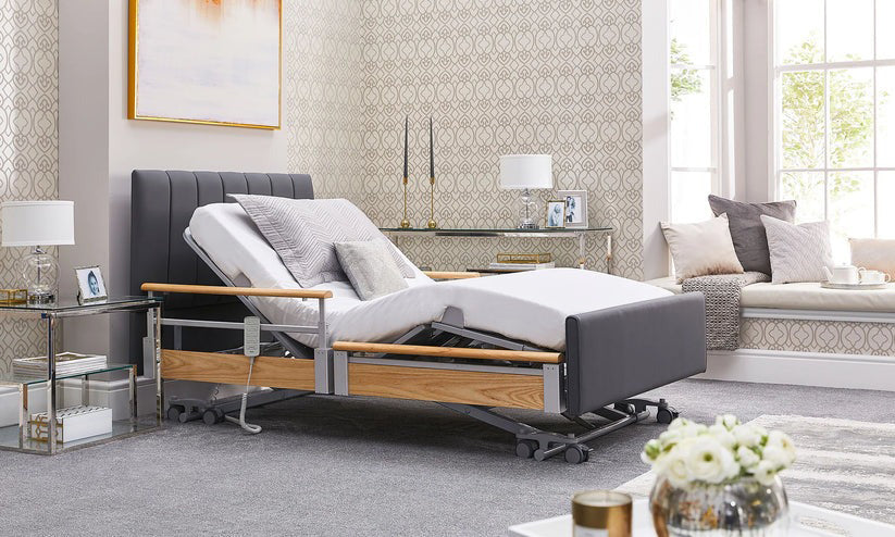 Solo Comfort Plus Profiling High Low Floor Bed Home Care Adjustable Bed With A Choice Of Mattresses VAT FREE