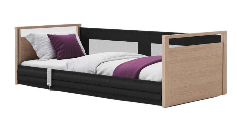 Solo Safeside Profiling High Low Floor Bed Home Care Adjustable Bed With A Choice Of Mattresses VAT FREE