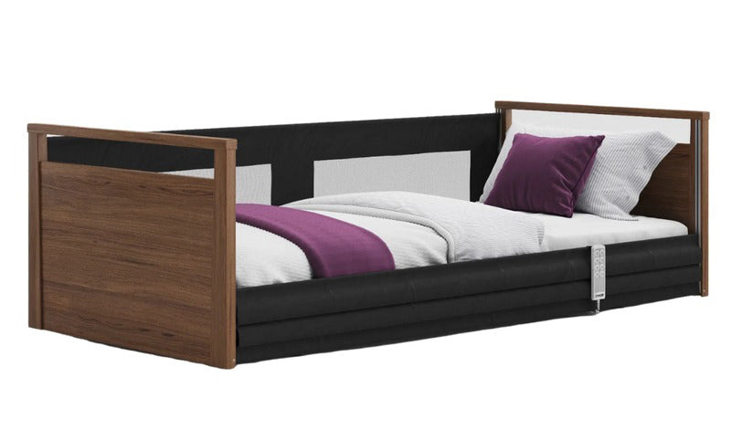 Solo Safeside Profiling High Low Floor Bed Home Care Adjustable Bed With A Choice Of Mattresses VAT FREE