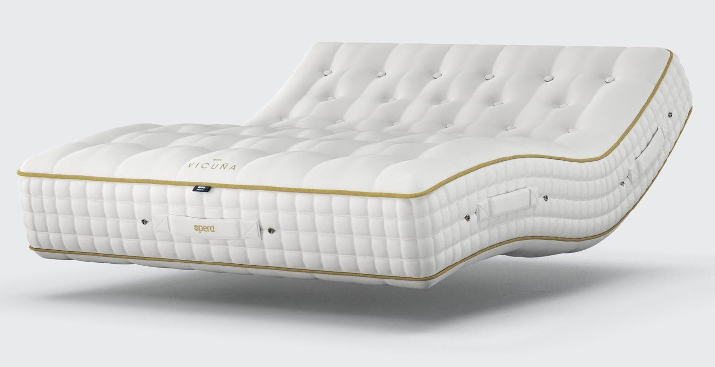 Vicuna 2000 Pocket Sprung Soft, Medium Or Firm Feel Adjustable Bed Mattress VAT FREE