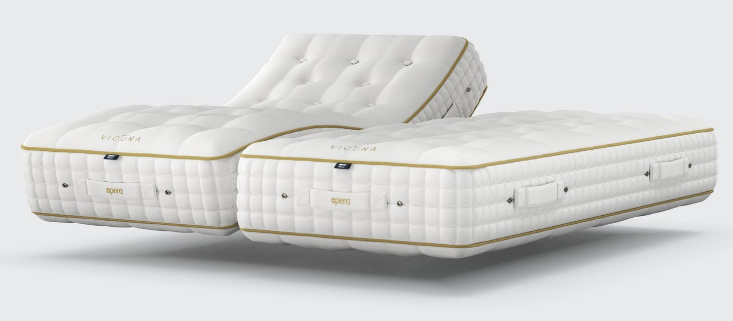 Vicuna 2000 Pocket Sprung Soft, Medium Or Firm Feel Adjustable Bed Mattress VAT FREE