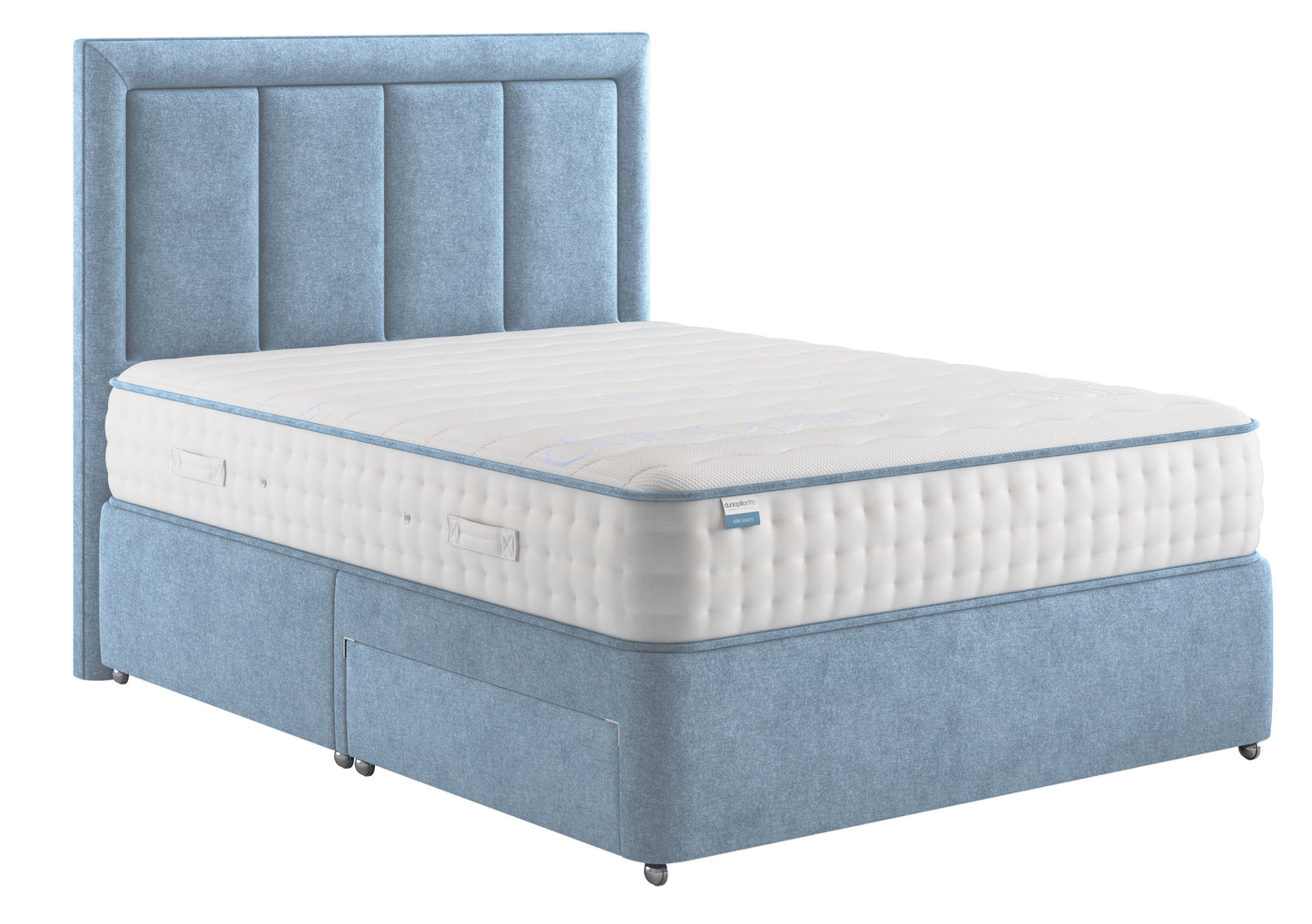 Dunlopillo Elite Luxury Premium Talalay Latex Divan Bed Set