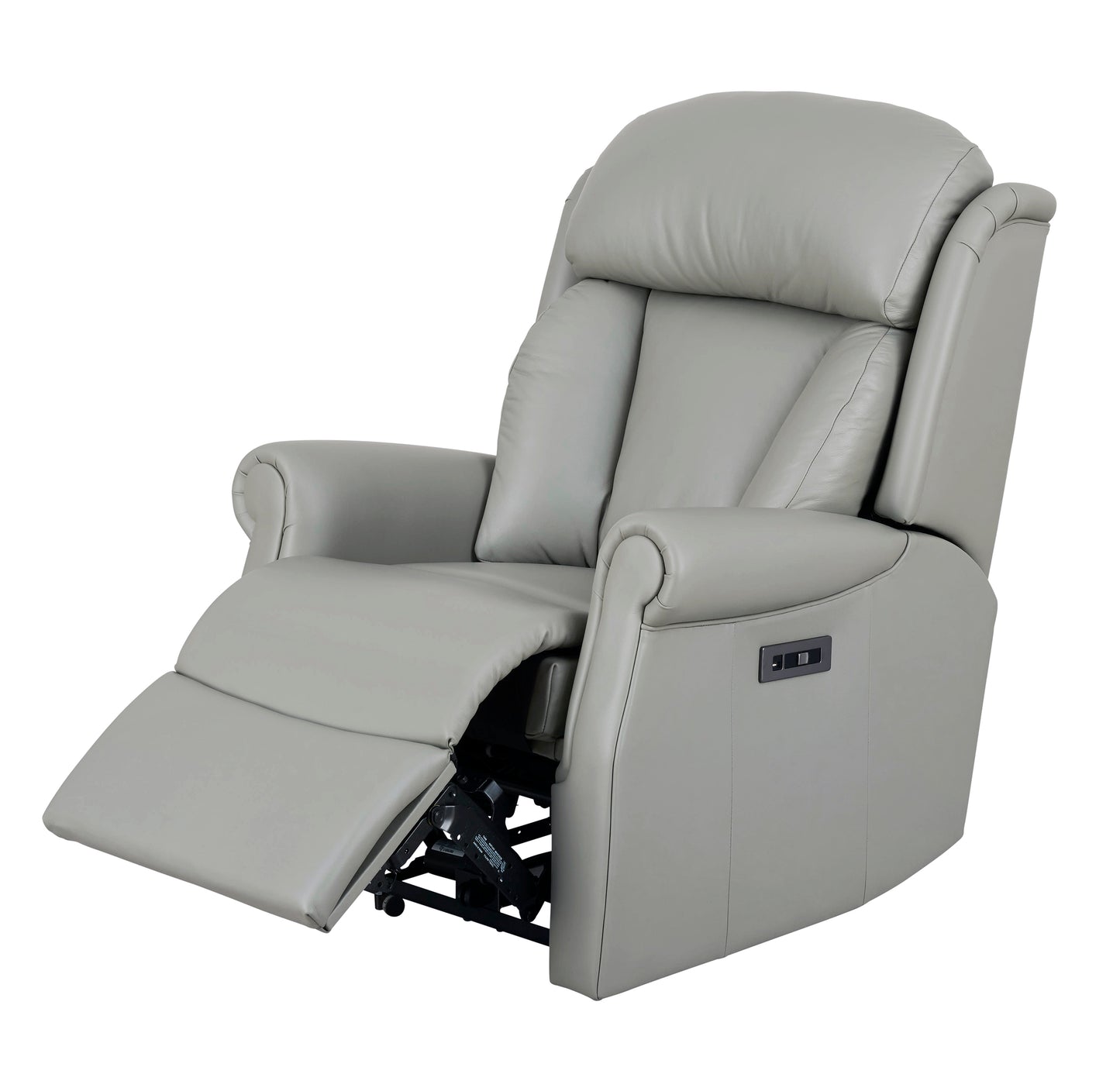 Celebrity Ashfield Electric Powered Recliner Leather Armchair With Lumbar & Headrest Adjustment Options